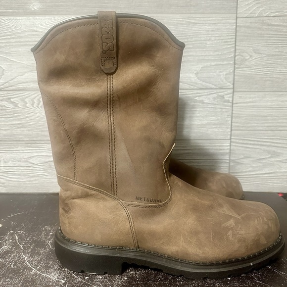 Red Wing #4436 Pecos Mens Leather Work Waterproof Safety Toe Size 14 D Seconds 1